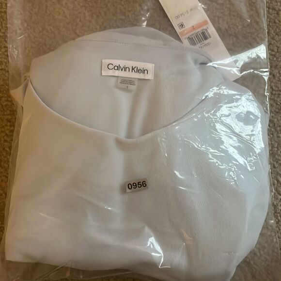 Calvin Klein Women's Dolman Sleeve Cinched Waist Solid Sheath Dress Size 2 - Picture 11 of 11